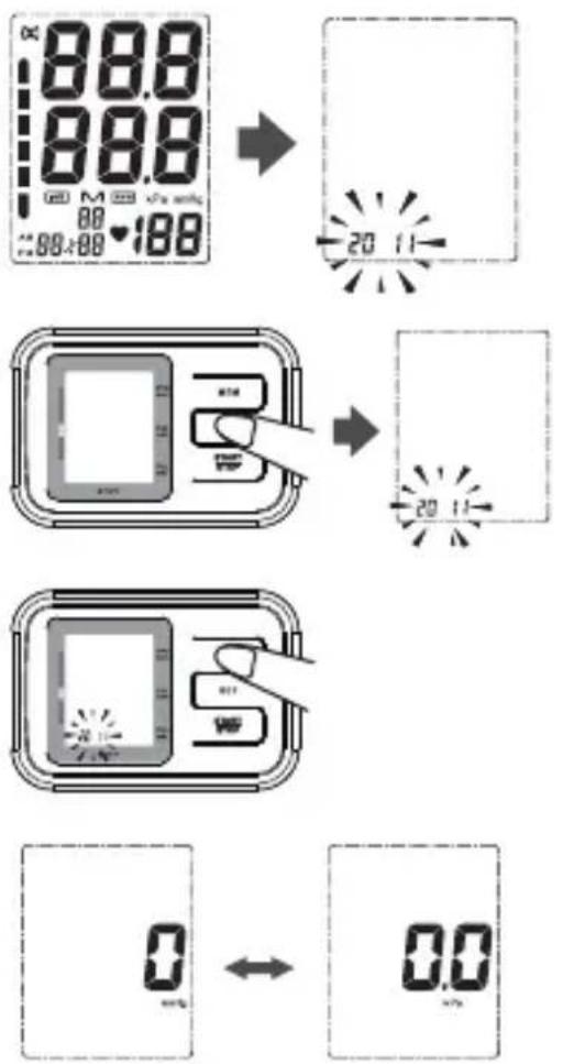 TOPCOM BD4600 - Datum enijd instellen - 1