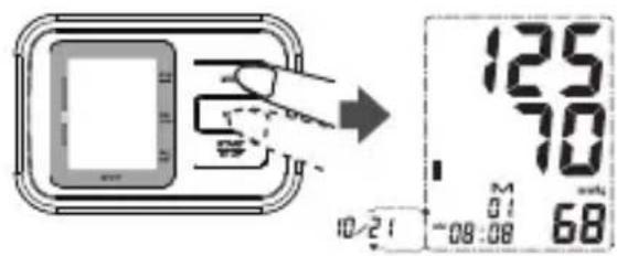 TOPCOM BD4600 - Abrufen von Daten - 2