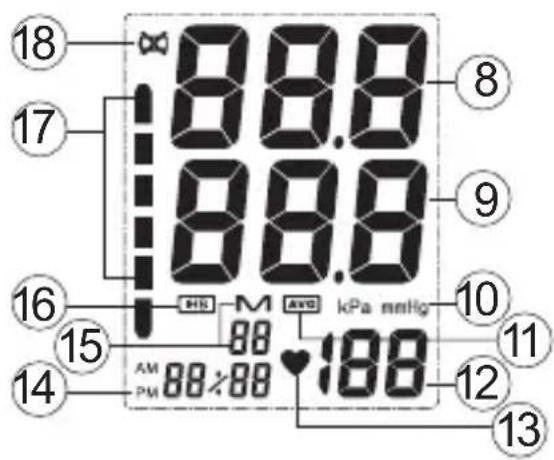 TOPCOM BD4600 - Display description - 1