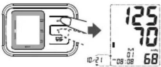 TOPCOM BD4600 - Gegevens oproepen - 2