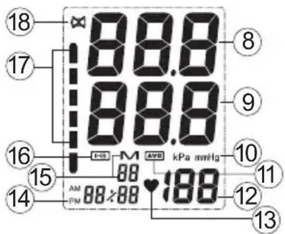 TOPCOM BD4600 - Descripción de la pantalla - 1