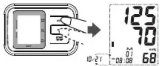 TOPCOM BD4600 - Recalling data - 2