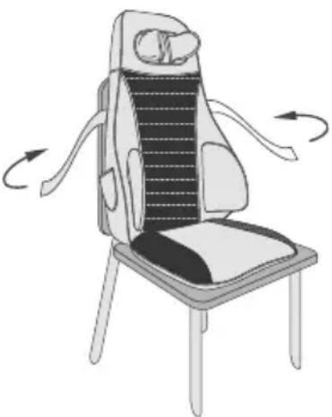 SOEHNLE 68038 9 - Befestigung der Massage-Sitzauflage - 1