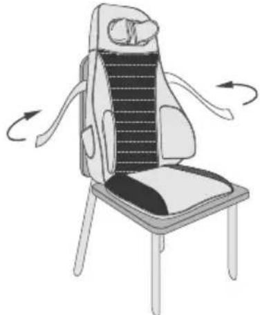 SOEHNLE 68038 9 - Fastsättning av massagedynan - 1