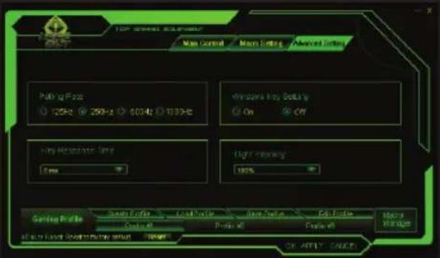 KeepOut F90 - ADVANCED SETTINGS - 1