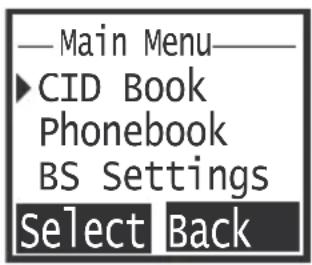 TOPCOM Sologic B931 - Poruszanie się po menu - 1