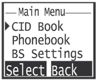 TOPCOM Sologic B931 - Navigazione dei menu - 1