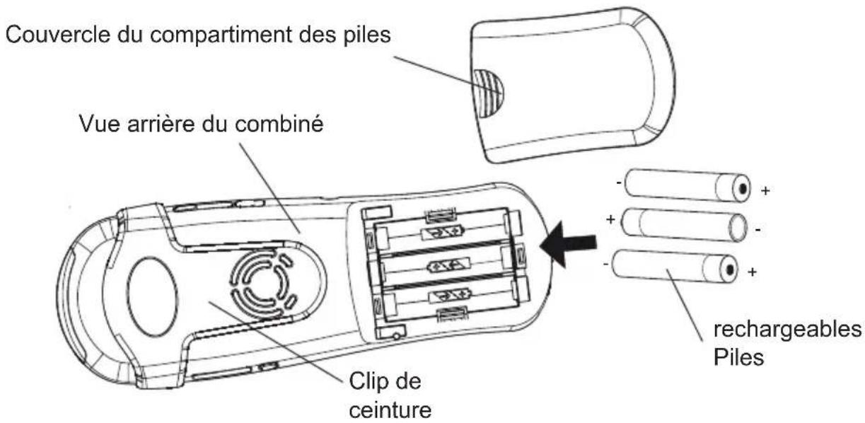 TOPCOM Sologic B931 - Installation des piles - 1