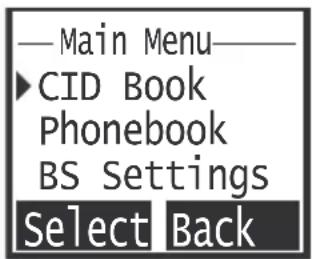 TOPCOM Sologic B931 - Door het menu bladeren - 1
