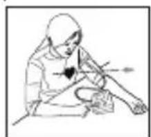 TOPCOM BD4601 - Applying the cuff - 6