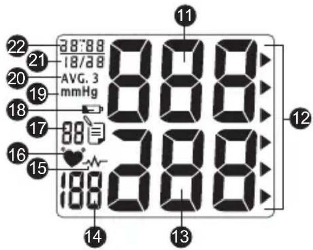 TOPCOM BD4601 - Display description - 1