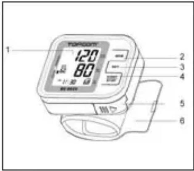 TOPCOM BD4620 - Knoppen - 1