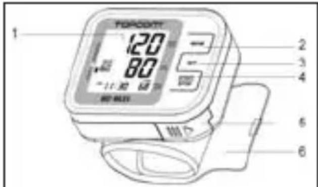 TOPCOM BD4620 - Botones - 1
