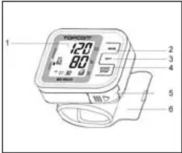 TOPCOM BD4620 - Boutons - 1
