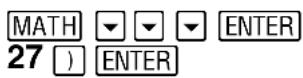 TEXAS INSTRUMENTS TI82 STATS - Quitter un menu sans faire de sélection - 2