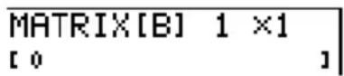 TEXAS INSTRUMENTS TI82 STATS - Sélection d'une matrice - 2