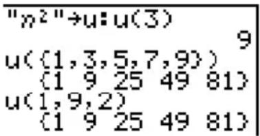 TEXAS INSTRUMENTS TI82 STATS - Calculer u, v et w - 1