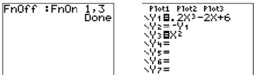 TEXAS INSTRUMENTS TI82 STATS - Sélectionner les fonctions à partir de l'écran initial ou d'un programme - 1