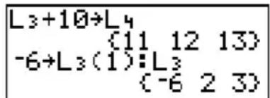 TEXAS INSTRUMENTS TI82 STATS - Association d'une formule à un nom de liste - 2