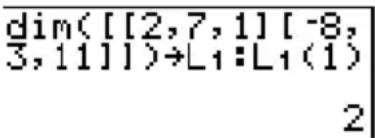 TEXAS INSTRUMENTS TI82 STATS - ^T (Transpose) - 4