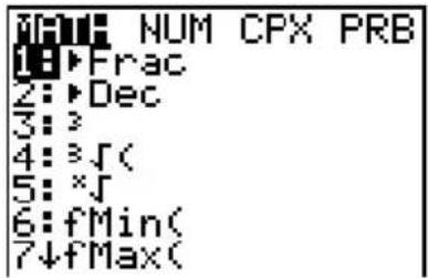 TEXAS INSTRUMENTS TI82 STATS - Quitter un menu sans choisir d'option - 9