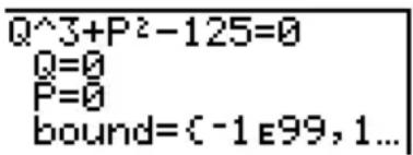 TEXAS INSTRUMENTS TI82 STATS - Saisie d'une expression dans l'éditeur de résolution (suite) - 1