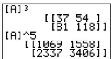 TEXAS INSTRUMENTS TI82 STATS - Puissances - 2
