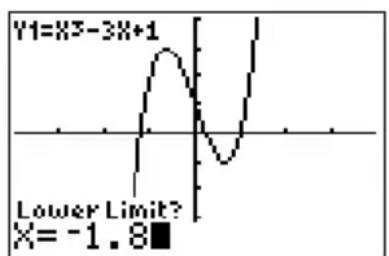 TEXAS INSTRUMENTS TI82 STATS - f(x)dx - 1