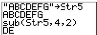 TEXAS INSTRUMENTS TI82 STATS - length( - 3