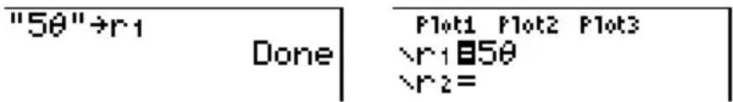 TEXAS INSTRUMENTS TI82 STATS - Les variables WINDOW et les menus Y-VARS - 3