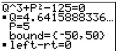 TEXAS INSTRUMENTS TI82 STATS - Résolution d'une équation dans l'éditeur de résolution (suite) - 1