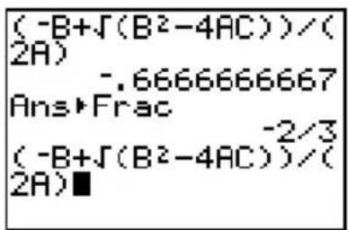 TEXAS INSTRUMENTS TI82 STATS - Quitter un menu sans choisir d'option - 12