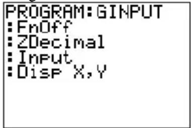 TEXAS INSTRUMENTS TI82 STATS - Input - 1