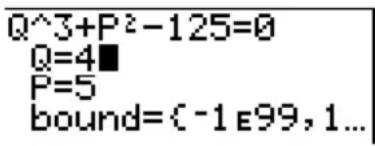 TEXAS INSTRUMENTS TI82 STATS - Résolution d'une variable dans l'éditeur de résolution - 3