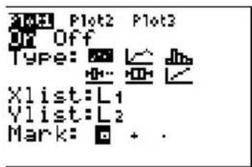 TEXAS INSTRUMENTS TI82 STATS - Sélectionner des points de données sur un graphe - 7