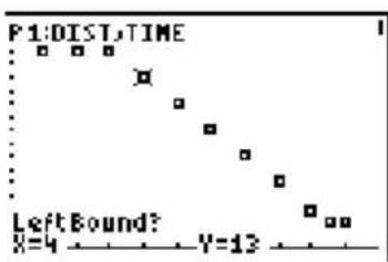 TEXAS INSTRUMENTS TI82 STATS - Sélectionner des points de données sur un graphe - 3