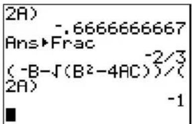 TEXAS INSTRUMENTS TI82 STATS - Quitter un menu sans choisir d'option - 13