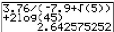 TEXAS INSTRUMENTS TI82 STATS - Saisie d'une expression - 3