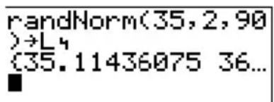 TEXAS INSTRUMENTS TI82 STATS - (xyLine) - 7