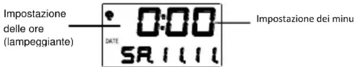 TFA 98.1009 - IMPOSTAZIONE DELL'ORA MANUALE: - 1