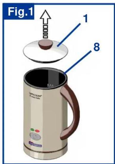 TERMOZETA CAPPUCCIONE IL CREMA LATTE 75306 - PREPARACION ESPUMA DE LECHE CALIENTE - 1