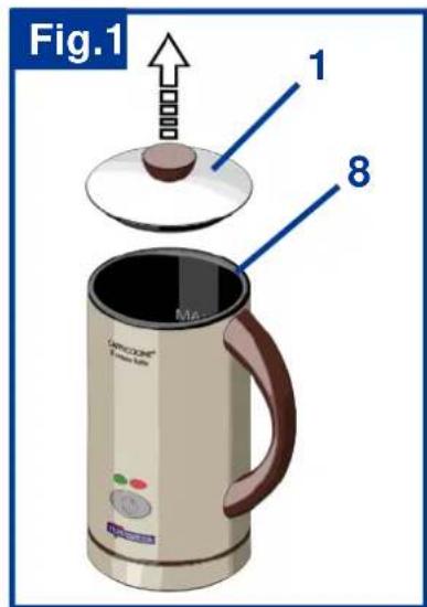 TERMOZETA CAPPUCCIONE IL CREMA LATTE 75306 - PREPARATION MOUSSE DE LAIT CHAUD - 1