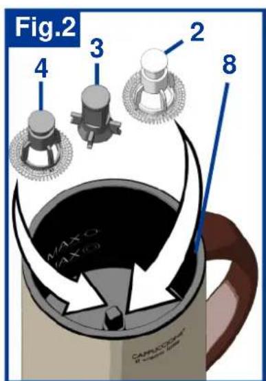 TERMOZETA CAPPUCCIONE IL CREMA LATTE 75306 - PREPARED THE HOT MILK FROTH - 2