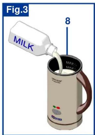 TERMOZETA CAPPUCCIONE IL CREMA LATTE 75306 - PREPARED THE HOT MILK FROTH - 3