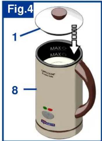 TERMOZETA CAPPUCCIONE IL CREMA LATTE 75306 - PREPARAZIONE CREMA DI LATTE FREDDA - 3