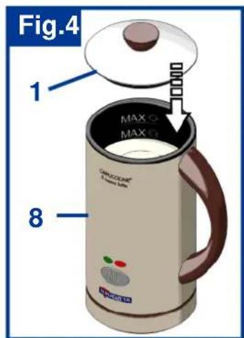 TERMOZETA CAPPUCCIONE IL CREMA LATTE 75306 - PREPARED THE COLD MILK FROTH - 3