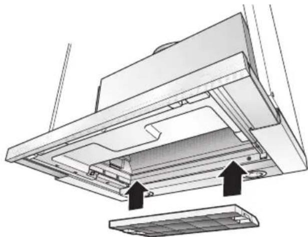 SIEMENS LI46930 - Inserting the filter: - 1
