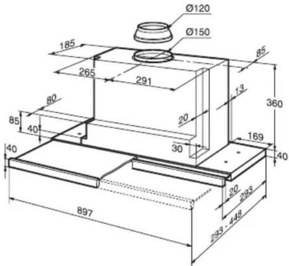SIEMENS LI46930 - Bij een kastdiepte groter dan 293 mm - 3