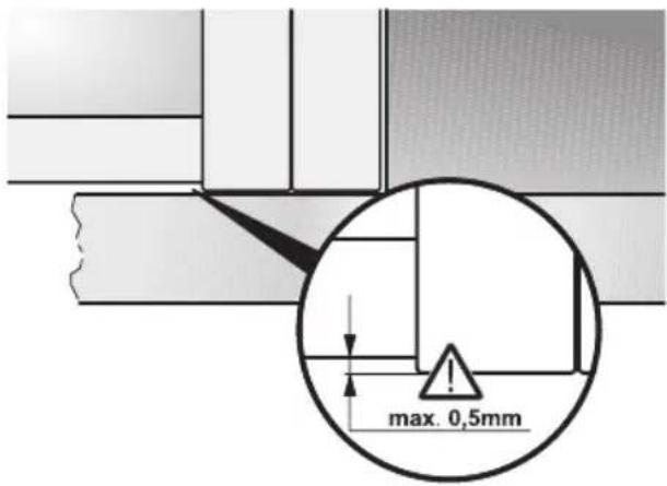 SIEMENS LI46930 - Bij een kastdiepte groter dan 293 mm - 1