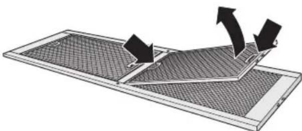 SIEMENS LI46930 - Desmontar y montar los filtros antigrasa metálicos: - 4